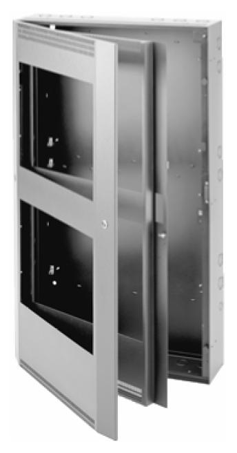 CAB2 Two-Row Enclosure CAB2 Two-Row Enclosure The Two-Row Enclosure (Model CAB2) is the mid-sized FireFinder XLS enclosure capable of housing up to two (2) Model CAB-MP cabinet mounting plates.