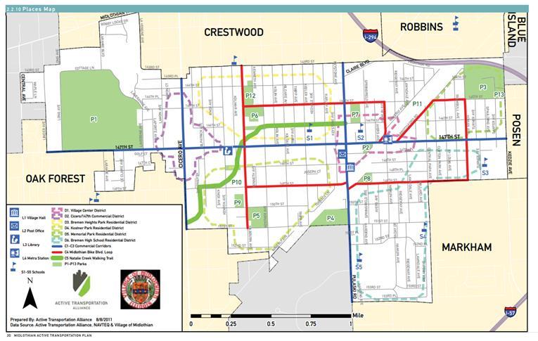 2011 ACTIVE TRANSPORTATION PLAN Recommends existing Natalie Creek Walk Trail be improved and extended Recommends create Bike
