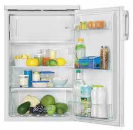 width door shelves 128 litre gross fridge capacity Removable egg tray Reversible door hinging White Save money with this energy efficient A+ rated model Easy to use controls 5 litre