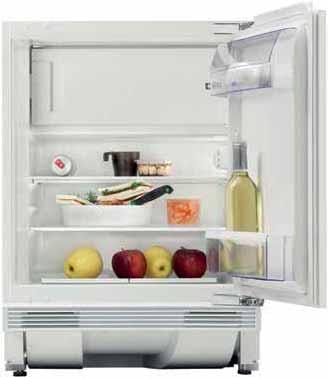 COOLING BUILT-IN COOLING: UNDER COUNTER FRIDGES AND FREEZERS ZQA12430DA ZQA14030DA ZQF11430DA A+ 82 17 ltr 105 ltr A+ 82 140 ltr A+ 82 108 ltr QUICK The 4 star freezer compartment in this fridge lets