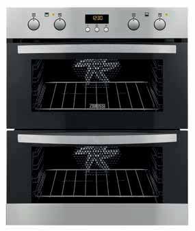 COOKING: UNDER COUNTER DOUBLE OVENS ZOF35712XK A AUTO Make cooking a more enjoyable part of your life with a multifunction oven, which combines the benefits of the fan and conventional oven for added