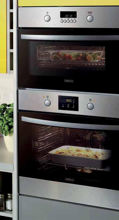 The Multiplus oven with ring element offers the ideal cooking function for any recipe, and its even heat distribution system lets you cook on several levels at once. Size does not always matter!