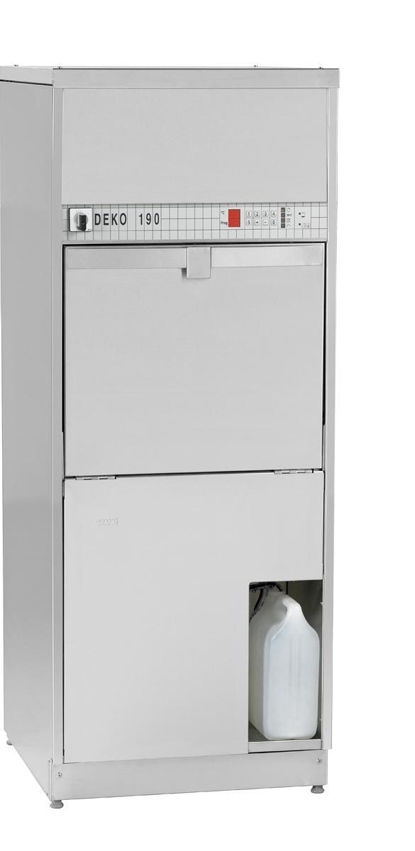 SUMMARY OF FEATURES overall dimensions; W600xD630xH1300 ±10 mm wash chamber dim.