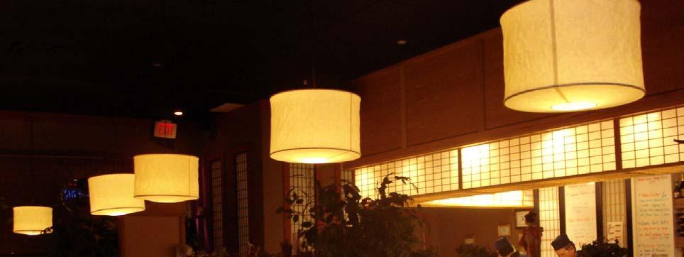 The lighting in the dining room is also very successful, but a few modifications can be made