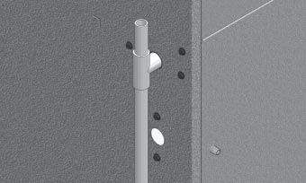 30 FIGURE 15 IMPORTANT: CONNECT ½ TEE FITTING (FIELD SUPPLIED) TO THE OUTLET OF THE CONDENSATE TRAP.