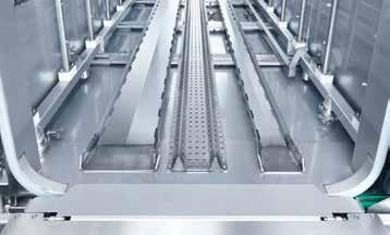 provides tight, reliable seal Configurable chamber floor Track width of floor