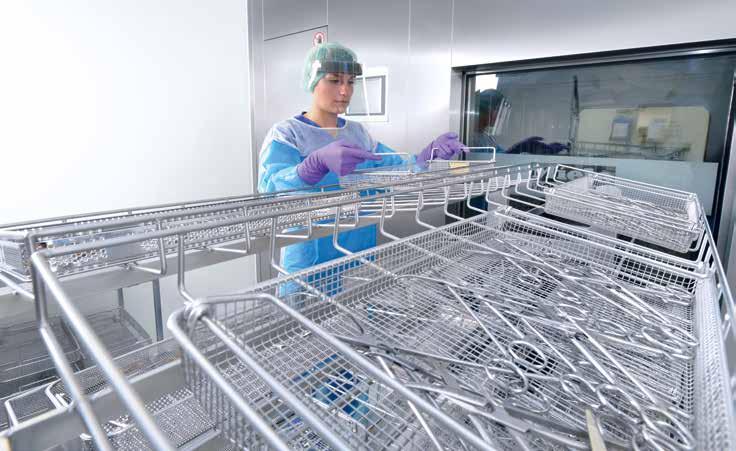 Product highlight: Instrument reprocessing Perfect complement for large-chamber washer-disinfectors The tasks performed in a modern CSSD are far-ranging.