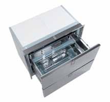DRAWER Stainless Steel Marine Refrigerators & Freezer Drawer 160 LIGHT, 190 NEW DRAWER 160 LIGHT The DR 160 LIGHT is an innovative evolution of the successful DR160 Frost Free Combo unit bringing the