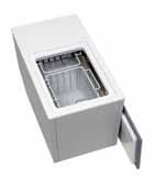 Built-In Boxes Refrigerators and Freezers BI 55, 75, 92 BI 55 The BI 55 is a built-in refrigerator box with stainless steel inner lining, plastic bottom section and two wire baskets.
