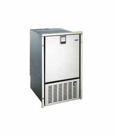 Ice Makers Clear Ice and White Ice Isotherm Clear Ice Maker: Crystal clear ice does not change the flavor of drinks Complete stainless steel design Production capacity of 40 pounds per day