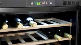 Both 23 and 35 bottle wine cellars can be built into furniture for a seamless look that compliments any interior.