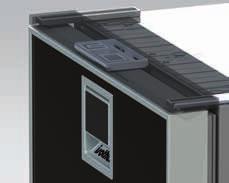 Easy-fix installation solution The new installation system allows an easy fixing of the cabinet directly from the interior of the