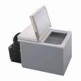 It offers a range of +10 C to -12 C. Equipped with roller slides (optional) the box can be used as a drawer.