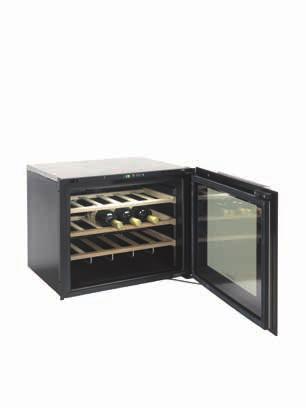 Wine Cellars Divino 23 Divino 35 Enjoy the pure luxury of serving wine or champagne at the perfect temperature: Built-In wine cellars for 23 or 35 bottles No aeration grills needed Profile of the