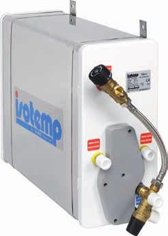 The water in and outlets are especially designed to minimize the mixture of cold and hot water. Indel Webasto Marine introduces two water boilers.