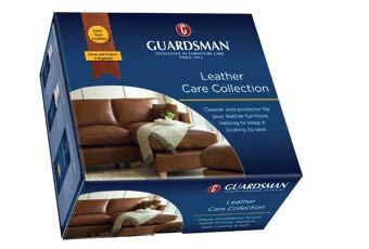 Guardsman Leather Wipes Step 1 - Leather Cleaner Wipes $15 (20 wipes per pack) Step 2 Leather Protector Wipes $15 (20 wipes per pack) Guardsman Leather Care Collection Warranty Price: $299 (includes