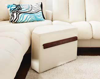 Enjoy extra soft cushions, elegant design and adjustable seats, plus the freedom to choose between a high or low back on