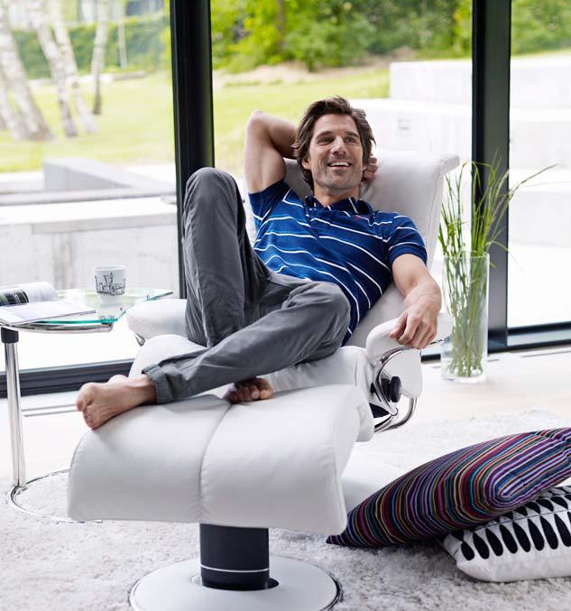 Stressless Flexi table is perfect for both working and kicking back.