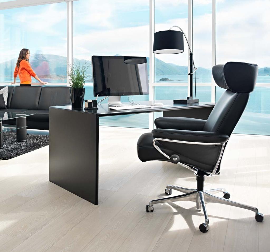 Comfort on wheels Our line of Stressless Home Office chairs are the ultimate solution to a truly outstanding home office experience.