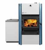 4 cubic foot the Hybrid 10 will handle heating requirements for up to 2000 square feet while the Hybrid 200 s 4. cubic feet capacity will provide heat for areas up to 3000 square feet. 1. Clean out door 2.