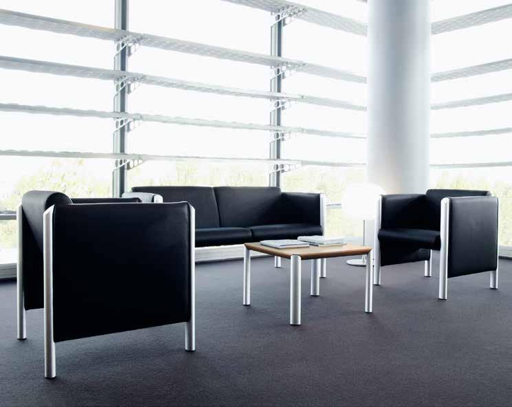 (1/2) Cubis. Cube-shaped. Comfortable. Classical and modern. Cubis is a range of seats that matches any architectural style without competing with it.