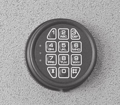 INSTALLING THE BATTERY ON A T-811 ELECTRONIC LOCK Step 1 - Rotate the keypad