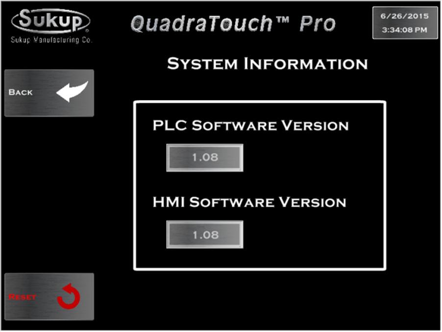 begin automatically. After the QuadraTouch Pro has restarted, it will prompt you to perform step 2. Here, you ll select which PLC is being programmed.