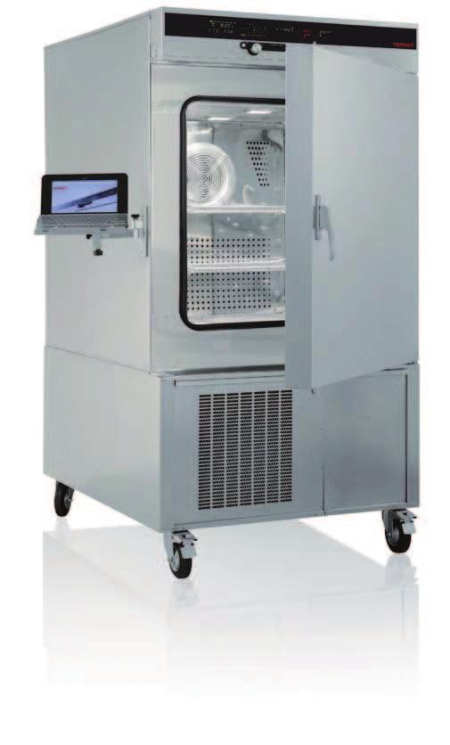 (CTC) CLIMATIC TEST CHAMBER CTC / TEMPERATURE TEST CHAMBER TTC 100 % AtmoSAFE: In Memmert environmental test chambers CTC and TTC, the