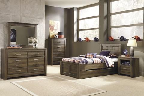 Panel Bed w/ Storage/ Trundle