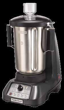 function pulses the blades to keep ingredients moving and optimize control of consistency Transparent lid and dosing cup gives the operator a clear view of when to stop blending Ergonomic comfort