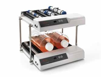 u rockers, rotators & mixers Thermo Scientific Digital Bottle/Tube Roller Maximize valuable bench space with our compact, adjustable speed unit, capable of rolling multiple