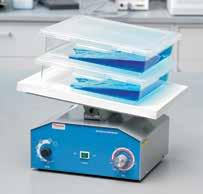 for continuous or timed operation Rocker can be used in many different laboratory applications Platform removes easily for autoclaving and allows easy viewing of contents All finishes are