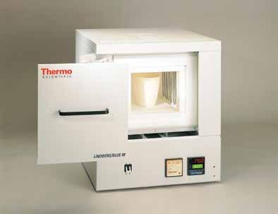 u furnaces Thermo Scientific Lindberg/Blue M 1700 C Box Furnaces, Large Chamber, Integral Control Designed for efficient, high-temperature use with minimal maintenance Fast heatup to high