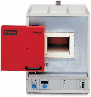 u furnaces Thermo Scientific M110 Muffle Furnaces Even heat distribution and economical operation in a small footprint Outstanding insulation and heating element arrangement give even heat
