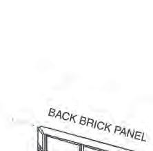 Slide side brick panel into