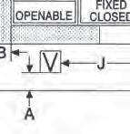 4 US 5 G - Clearance from a perpendicular inside wall or outer corner to the edge of the vent terminal plate is 3 (minimum).