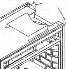 This UNIT is not Load Bearing 5.0" MIN. For Combustible Enclosure Top THROUGH COMBUSTIBLE WALL 11.0" MIN. 36.0" 2.0" X 3.