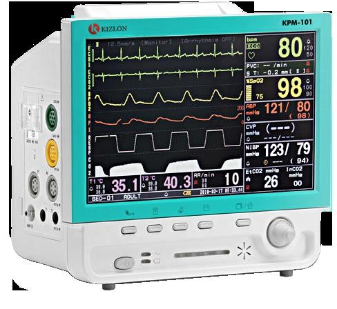 Multi-Parameter Patient Monitor KPM-A201 Patient monitors play an important role in detection of various unknown and life threatening diseases.
