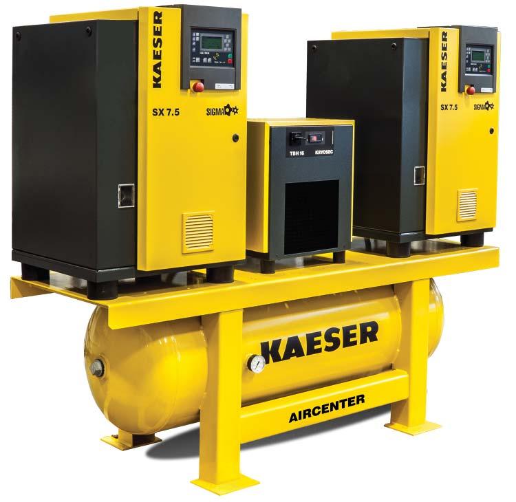 Complete Compressed Air Systems Life just got easier Whether you prefer separate components or fully integrated packages, Kaeser offers everything for a