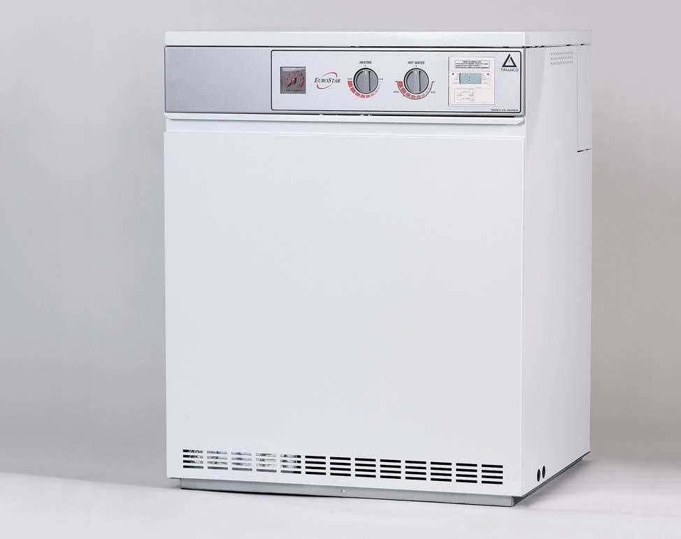 Combi Floor Standing Oil Fired Boiler The EuroStar Combi Floor Standing Boiler is designed for situations where space is at a premium, and fits conveniently under standard kitchen units (with