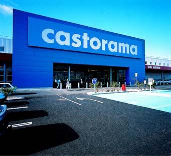 Store formats Castorama France 6,300 sqm internal 2,700 sqm