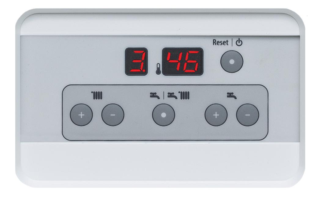 TECHNOLOGY AND CONTROL Simple and user-friendly control panel Power X is featured by a simple and user-friendly digital display that provides the end-user immediately with all information about the