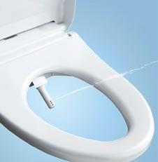 This also makes the system maintenance-free the WASHLET does not need to be filled with substances to clean the jet.