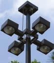 LMS Lowering Device 200W to 1000W Variety of luminaire options Available in two to six luminaire quantity