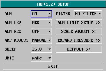 SELECT menu shown as following: Picture 0-2 IBP SELECT Menu Pick the