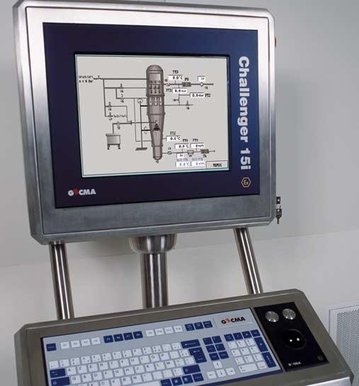 The control cabinets will be placed in the technical area, usually next to the air unit. PLC or computeraided controls are both possible.