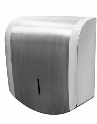 Recessed locking mechanism. Full seam welded fabrication. Stylish brushed & polished stainless steel paper towel dispenser. Excellent for demanding prestige locations.