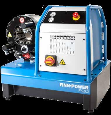 P20NMS FINN-POWER P20NMS AND P32NMS CRIMPING MACHINES FOR SERVICE USE P20NMS & P32NMS ROBUST AND FAST The new Finn-Power P20NMS & P32NMS are designed for the toughest environments, and they