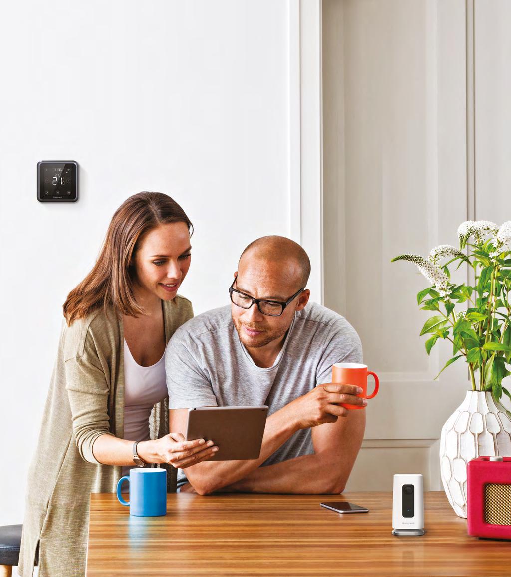 TAKE COMFORT IN YOUR HONEYWELL CONNECTED HOME.