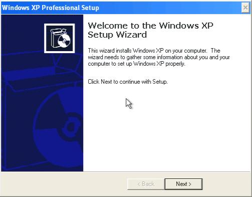 Windows XP Operating System Setting up Microsoft Windows XP If configured with an operating system, the